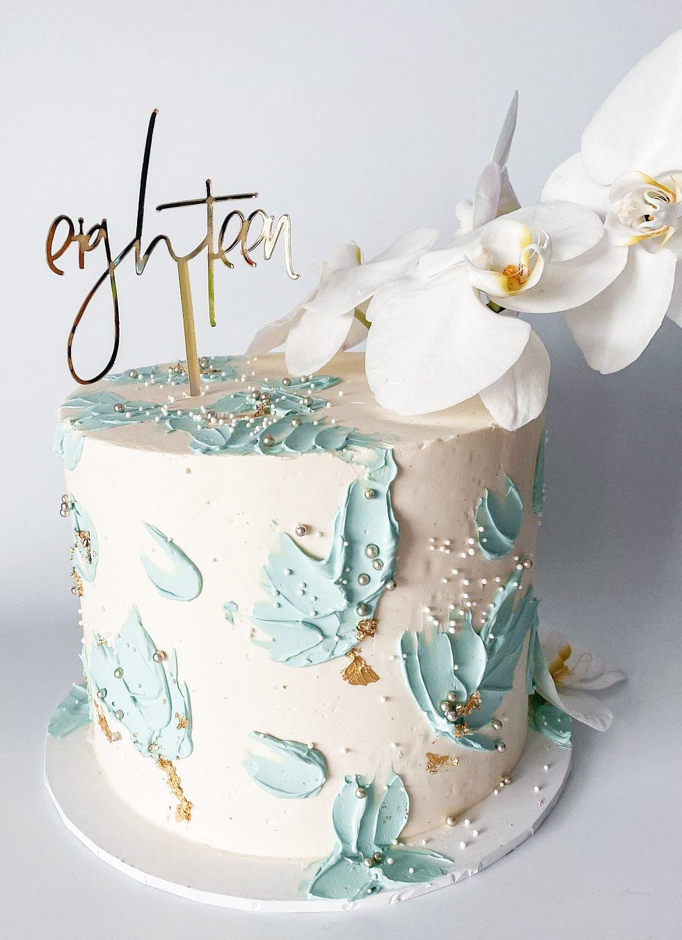 Mini eighteen 18th Birthday Acrylic Cake Topper – XOXO Design